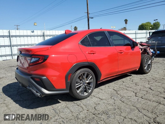 2022 Subaru WRX z VIN JF1VBAB69N8014825, wystawiony jako Copart lot #49662115 z przebiegiem 57 363 mil mil oraz Szkody całkowita. Historia ofert i sprzedaży dostępna na DreamBid. Obrazek 3.