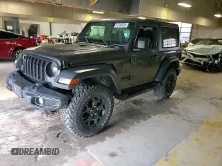 2023 Jeep Wrangler Willys z VIN 1C4HJXAG6PW530632, wystawiony jako Copart lot #54783035 z przebiegiem 6 451 mil mil oraz Szkoda całkowita • Salvage title. Historia ofert i sprzedaży dostępna na DreamBid. Obrazek 14.