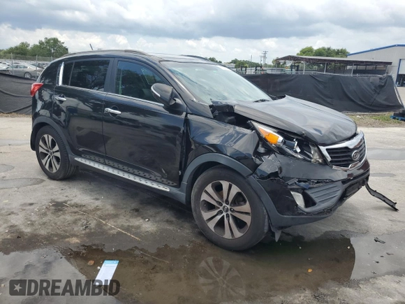 2012 Kia Sportage EX with VIN KNDPC3A21C7303209, listed as a Copart auction lot 58733605 with 189,587 mi miles and Salvage title. Bid and sale history available at DreamBid. Image 4.
