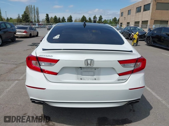 2019 Honda Accord Sedan Sport 1.5T with VIN 1HGCV1F30KA101706, listed as a IAAI auction lot 42047784 with 82,028 mi miles. Bid and sale history available at carsss.com. Image 16.