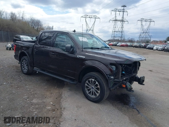 2018 Ford F-150 XL with VIN 1FTEW1EP8JFC97470, listed as a IAAI auction lot 41883205 with 73,888 mi miles. Bid and sale history available at carsss.com. Image 1.