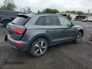 2023 Audi Q5 S line Premium Plus with VIN WA1EAAFY4P2130829, listed as a Copart auction lot 59838705 with 5,901 mi miles and Salvage title. Bid and sale history available at DreamBid. Image 3.