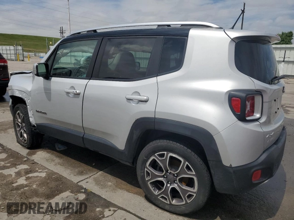 2015 Jeep Renegade Limited z VIN ZACCJBDT2FPB81423, wystawiony jako Copart lot #59581385 z przebiegiem 50 987 mil mil oraz Szkoda całkowita • Salvage title. Historia ofert i sprzedaży dostępna na DreamBid. Obrazek 2.