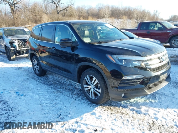 2016 Honda Pilot EX-L with VIN 5FNYF6H7XGB115951, listed as a IAAI auction lot 41642756 with 101,688 mi miles. Bid and sale history available at carsss.com. Image 1.