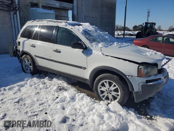 2005 Volvo XC90 with VIN YV1CZ911X51159456, listed as a Copart auction lot 87461434 with 188,903 mi miles and Salvage Title. Bid and sale history available at carsss.com. Image 4.