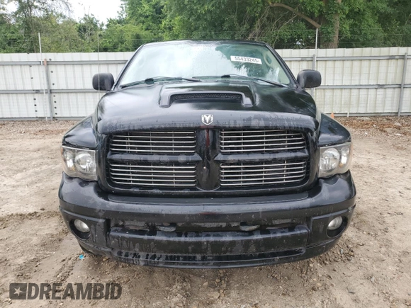 2005 Dodge 1500 SLT with VIN 1D7HU18D15J594982, listed as a Copart auction lot 55433245 with 279,399 mi miles and Salvage Title. Bid and sale history available at DreamBid. Image 5.