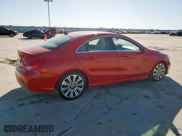 2018 Mercedes-Benz CLA 250 z VIN WDDSJ4EBXJN678210, wystawiony jako Copart lot #58028025 z przebiegiem 192 114 mil mil oraz Czysty tytuł • Clean title. Historia ofert i sprzedaży dostępna na DreamBid. Obrazek 3.