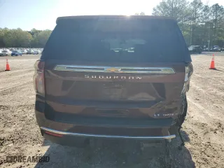 2022 Chevrolet Suburban LT with VIN 1GNSKCKD3NR116646, listed as a Copart auction lot 52483305 with 67,110 mi miles and Salvage Title. Bid and sale history available at carsss.com. Image 6.