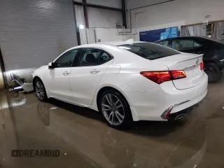 2020 Acura TLX w/Advance Pkg with VIN 19UUB3F86LA002488, listed as a Copart auction lot 87727845 with 91,713 mi miles and Salvage Title. Bid and sale history available at carsss.com. Image 2.