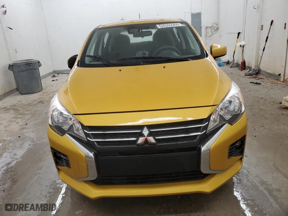 2024 Mitsubishi Mirage ES with VIN ML32AUHJ8RH006608, listed as a Copart auction lot 46909955 with 29,116 mi miles and Clean Title. Bid and sale history available at carsss.com. Image 5.
