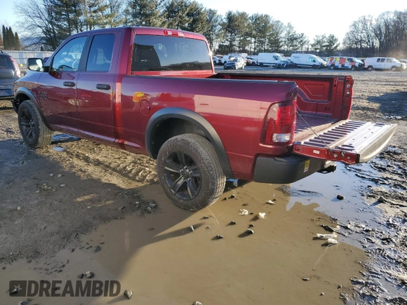 2021 Ram 1500 Classic Warlock with VIN 1C6RR7GGXMS510334, listed as a Copart auction lot 42339235 with 26,736 mi miles and Salvage Title. Bid and sale history available at carsss.com. Image 2.