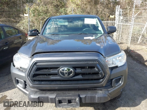 2021 Toyota Tacoma SR with VIN 3TYRX5GN6MT010072, listed as a IAAI auction lot 41730437 with 73,231 mi miles and . Bid and sale history available at DreamBid. Image 12.