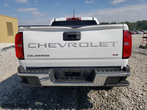 2022 Chevrolet Colorado 2WD Work Truck with VIN 1GCGSBENXN1316905, listed as a Copart auction lot 75496944 with 16,488 mi miles and Salvage Title. Bid and sale history available at carsss.com. Image 6.