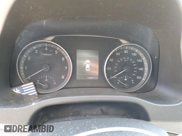 2018 Hyundai Elantra SEL with VIN 5NPD84LF8JH272186, listed as a Copart auction lot 53278855 with 106,941 mi miles and Salvage Title. Bid and sale history available at DreamBid. Image 9.