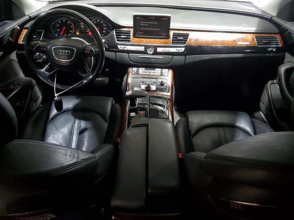 2013 Audi A8 L 3.0L with VIN WAURGAFD1DN000436, listed as a Copart auction lot 44382755 with 138,900 mi miles and Salvage Title. Bid and sale history available at carsss.com. Image 8.