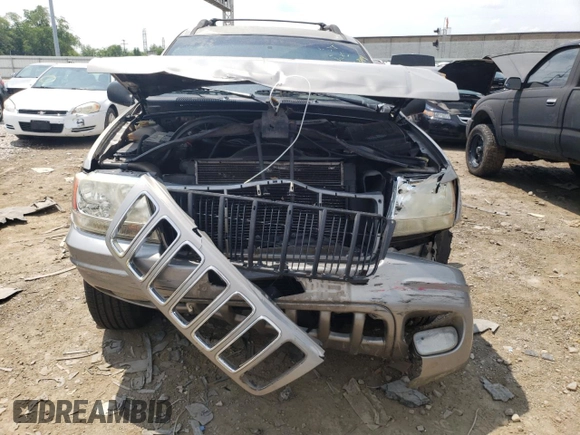 2001 Jeep Grand Cherokee Limited with VIN 1J4GW58S91C586210, listed as a Copart auction lot 58985344 with 151,912 mi miles and Salvage Title. Bid and sale history available at carsss.com. Image 5.