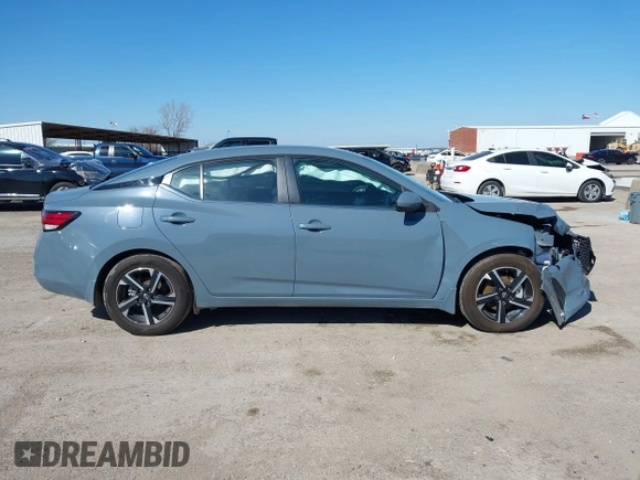 2024 Nissan Sentra SV with VIN 3N1AB8CV9RY258415, listed as a IAAI auction lot 41423907 with 2,907 mi miles. Bid and sale history available at carsss.com. Image 13.