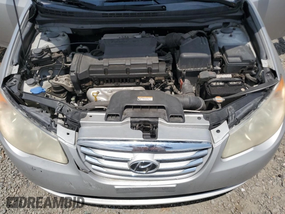 2010 Hyundai Elantra GLS with VIN KMHDU4AD4AU050694, listed as a Copart auction lot 57463205 with 125,228 mi miles and Salvage title. Bid and sale history available at DreamBid. Image 11.