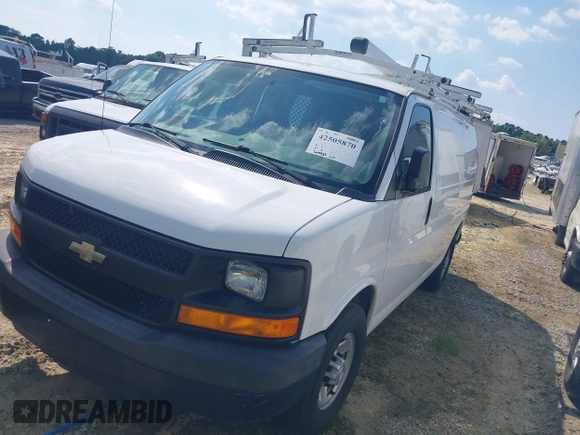 2016 Chevrolet Express Cargo with VIN 1GCWGAFF2G1334087, listed as a IAAI auction lot 42505870 with 205,983 mi miles and . Bid and sale history available at DreamBid. Image 17.