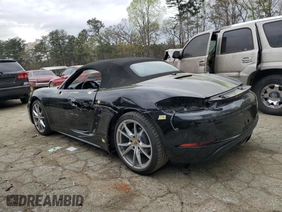 2019 Porsche 718 Boxster z VIN WP0CA2A87KS210483, wystawiony jako Copart lot #47859754 z przebiegiem 7 802 mil mil oraz . Historia ofert i sprzedaży dostępna na DreamBid. Obrazek 2.