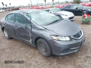 2014 Honda Civic Sedan LX with VIN 19XFB2F54EE032323, listed as a IAAI auction lot 41914357 with 133,223 mi miles. Bid and sale history available at carsss.com. Image 6.