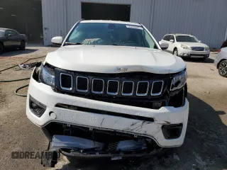2021 Jeep Compass Altitude with VIN 3C4NJCBB7MT510177, listed as a Copart auction lot 55728605 with 62,197 mi miles and Non repairable. Bid and sale history available at DreamBid. Image 5.