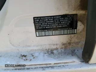 2013 Volkswagen Golf w/Conv & Sunroof z VIN WVWDB7AJ9DW132124, wystawiony jako Copart lot #55153115 z przebiegiem 132 503 mil mil oraz Szkoda całkowita • Salvage title. Historia ofert i sprzedaży dostępna na DreamBid. Obrazek 12.