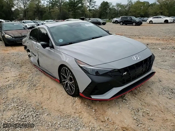 2022 Hyundai Elantra N with VIN KMHLW4AK3NU007667, listed as a Copart auction lot 50868195 with 29,499 mi miles and Non Repairable. Bid and sale history available at carsss.com. Image 11.