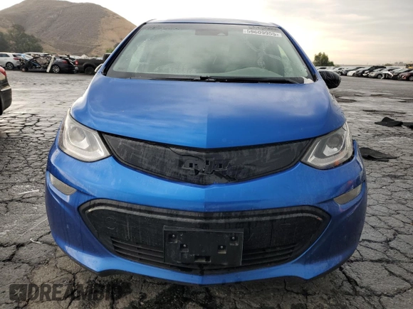 2019 Chevrolet Bolt EV LT with VIN 1G1FY6S08K4111029, listed as a Copart auction lot 59609955 with 97,312 mi miles and Clean title. Bid and sale history available at DreamBid. Image 5.