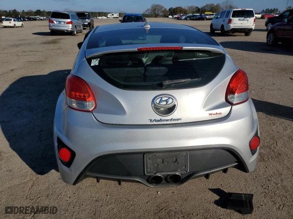 2013 Hyundai Veloster Turbo w/Black Int with VIN KMHTC6AE5DU160709, listed as a Copart auction lot 41667965 with 140,961 mi miles and Salvage Title. Bid and sale history available at carsss.com. Image 6.