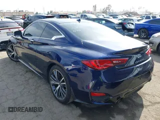2021 Infiniti Q60 Luxe with VIN JN1EV7KK7MM411041, listed as a IAAI auction lot 42047041 with 26,562 mi miles and . Bid and sale history available at carsss.com. Image 3.