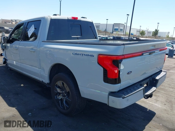 2023 Ford F-150 Lightning Pro with VIN 1FTVW1EV6PWG58783, listed as a IAAI auction lot 41965739 with Not Provided miles and . Bid and sale history available at DreamBid. Image 3.