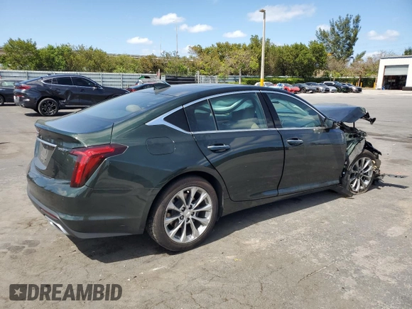 2020 Cadillac CT5 Premium Luxury z VIN 1G6DN5RK5L0141688, wystawiony jako Copart lot #54992665 z przebiegiem 66 058 mil mil oraz Nie do naprawy • Non repairable. Historia ofert i sprzedaży dostępna na DreamBid. Obrazek 3.