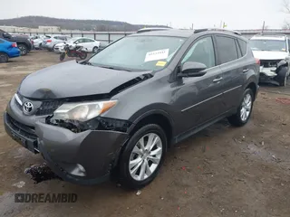 2014 Toyota RAV4 Limited with VIN 2T3DFREV2EW154348, listed as a IAAI auction lot 41533941 with 185,469 mi miles. Bid and sale history available at carsss.com. Image 2.