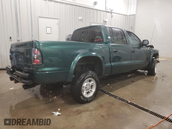 2000 Dodge Dakota Sport with VIN 1B7GG2AN1YS769770, listed as a Copart auction lot 86700484 with 0 mi miles and Clean Title. Bid and sale history available at carsss.com. Image 3.