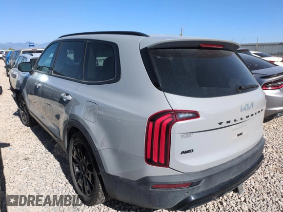 2022 Kia Telluride SX with VIN 5XYP5DHC4NG212004, listed as a Copart auction lot 59169415 with 65,874 mi miles and Salvage title. Bid and sale history available at DreamBid. Image 2.