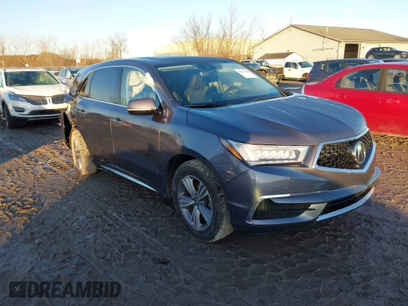 2020 Acura MDX with VIN 5J8YD4H31LL007797, listed as a IAAI auction lot 41109200 with 70,470 mi miles. Bid and sale history available at carsss.com. Image 1.