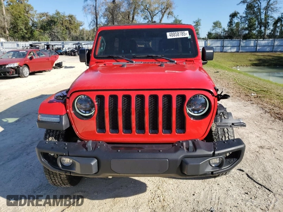 2023 Jeep Wrangler Sport with VIN 1C4HJXDG0PW578994, listed as a Copart auction lot 48858185 with 25,866 mi miles and Salvage Title. Bid and sale history available at DreamBid. Image 5.