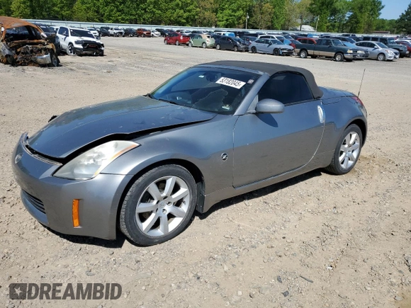 2004 Nissan 350Z Touring with VIN JN1AZ36A44M251374, listed as a Copart auction lot 53182045 with 100,255 mi miles and Salvage Title. Bid and sale history available at DreamBid. Image 1.