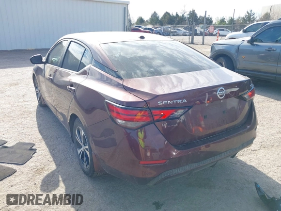 2021 Nissan Sentra SV z VIN 3N1AB8CV7MY253545, wystawiony jako IAAI lot #41869144 z przebiegiem 89 733 mil mil oraz . Historia ofert i sprzedaży dostępna na DreamBid. Obrazek 3.
