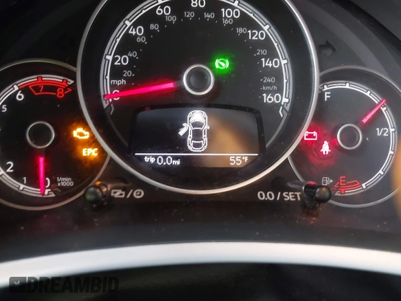 2019 Volkswagen Beetle S with VIN 3VW5DAAT6KM505210, listed as a IAAI auction lot 42084818 with 24 mi miles and . Bid and sale history available at DreamBid. Image 7.