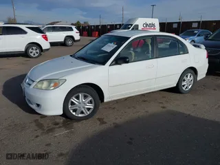 2005 Honda Civic Sdn LX SSRS with VIN 2HGES16645H630173, listed as a IAAI auction lot 41852270 with 176,012 mi miles. Bid and sale history available at carsss.com. Image 2.