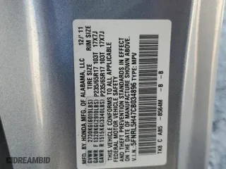2012 Honda Odyssey EX with VIN 5FNRL5H47CB034896, listed as a Copart auction lot 46398095 with 117,275 mi miles and Salvage Title. Bid and sale history available at carsss.com. Image 13.