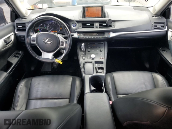 2011 Lexus CT 200h with VIN JTHKD5BHXB2016726, listed as a Copart auction lot 54628455 with 189,212 mi miles and Salvage title. Bid and sale history available at DreamBid. Image 8.