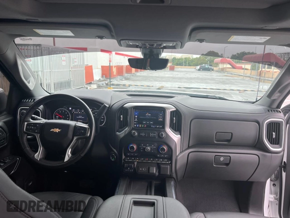 2021 Chevrolet Silverado 1500 LTZ with VIN 1GCUYGET6MZ232691, listed as a Copart auction lot 42588905 with 67,138 mi miles and Salvage Title. Bid and sale history available at DreamBid. Image 9.