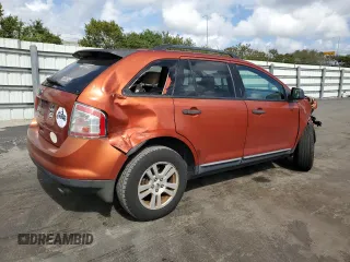 2008 Ford Edge SE with VIN 2FMDK36C48BA54356, listed as a Copart auction lot 43582465 with 80,918 mi miles and Salvage Title. Bid and sale history available at carsss.com. Image 3.