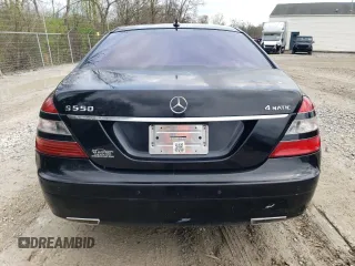 2008 Mercedes-Benz S-Class 5.5L V8 with VIN WDDNG86X98A188968, listed as a Copart auction lot 54815655 with 187,815 mi miles and Clean Title. Bid and sale history available at carsss.com. Image 6.