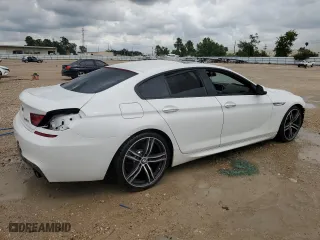 2018 BMW 6 Series 640i with VIN WBA6D0C52JG852877, listed as a Copart auction lot 63553794 with 0 mi miles and Salvage Title. Bid and sale history available at carsss.com. Image 3.