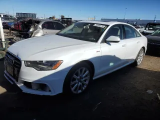 2012 Audi A6 with VIN WAUJGBFC0CN142138, listed as a Copart auction lot 79344574 with 142,307 mi miles and Salvage title. Bid and sale history available at DreamBid. Image 1.