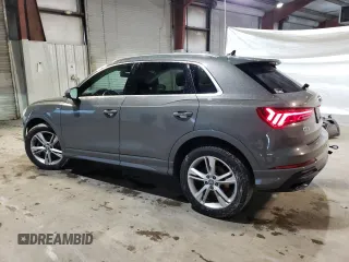 2020 Audi Q3 S line Premium Plus with VIN WA1EECF3XL1114302, listed as a Copart auction lot 52161355 with 39,536 mi miles and Salvage Title. Bid and sale history available at carsss.com. Image 2.